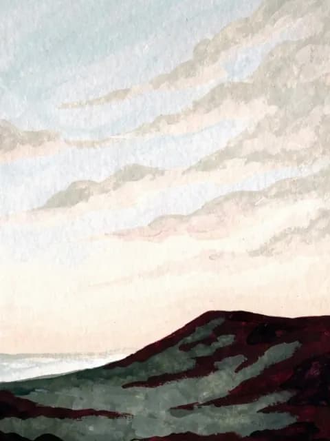 An example Painterly Landscape piece