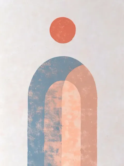 An example Warm Abstract piece